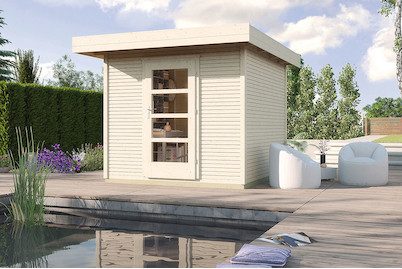 Weka Designhaus wekaLine 172 3, mit Einzeltür, natur