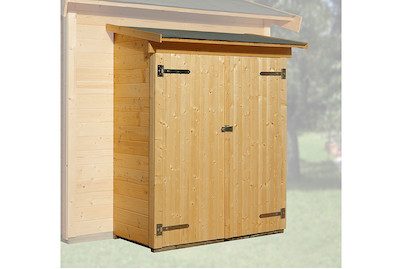 Weka Anbauschrank Holz Lasiert | 65 × 128 cm