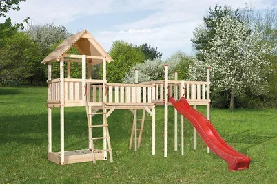 Weka Tabaluga Spielelandschaft 816 Turm | 374 × 420 cm