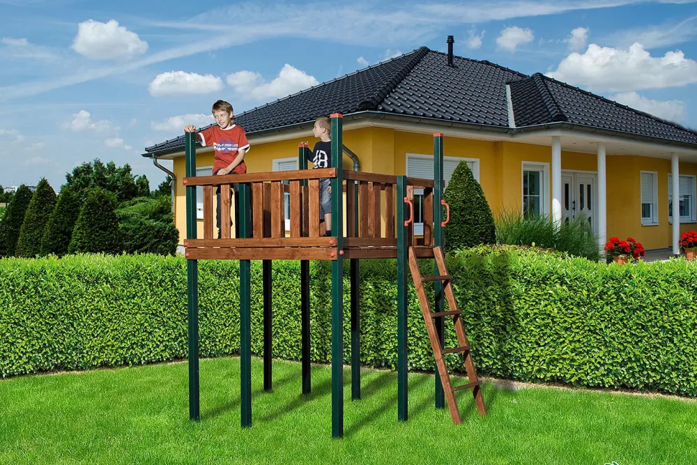 Weka Tabaluga Spielturm 816 D aus Holz | 167 × 160 cm