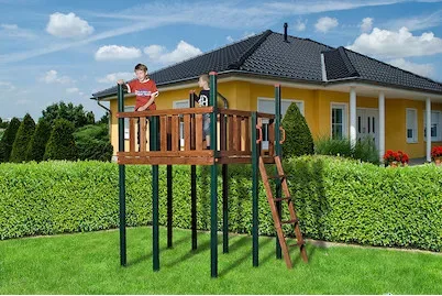 Weka Tabaluga Spielturm 816 D aus Holz | 167 × 160 cm