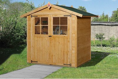 WEKA Gartenhaus 316 Gr.2 WEKA Farbbehandlung:Lasur - Eiche hell