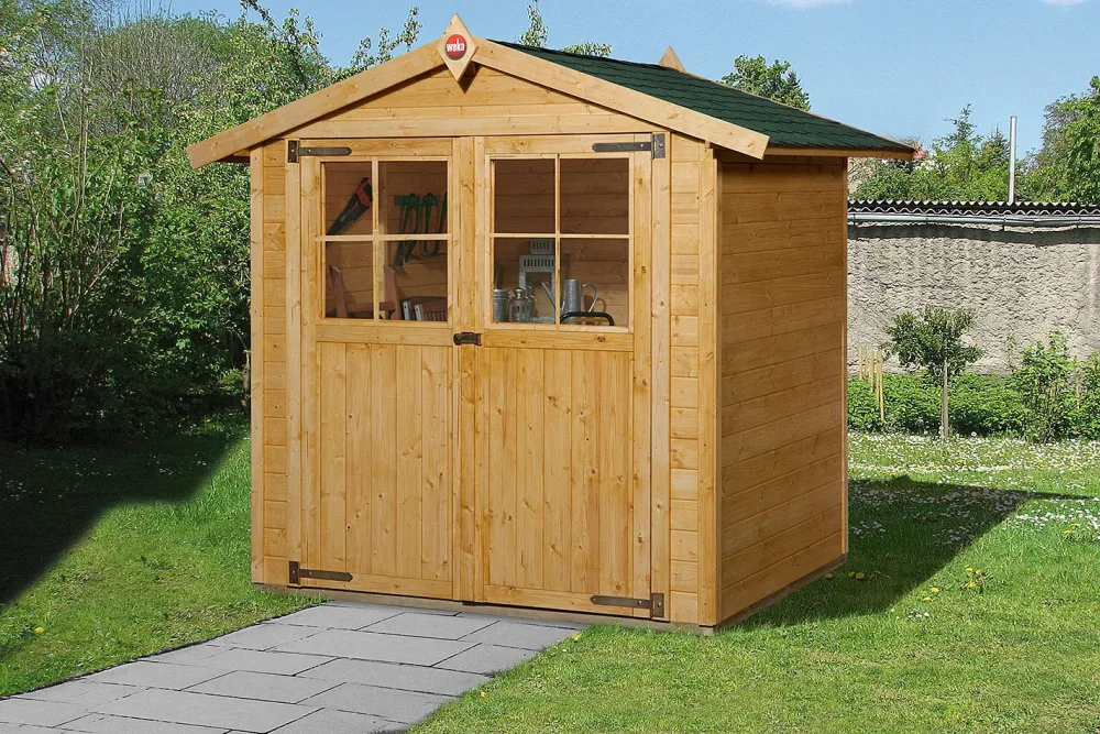 WEKA Gartenhaus 316 Gr.2 WEKA Farbbehandlung:Lasur - Eiche hell
