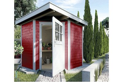 Weka Gartenhaus 229 Gr.1, rot