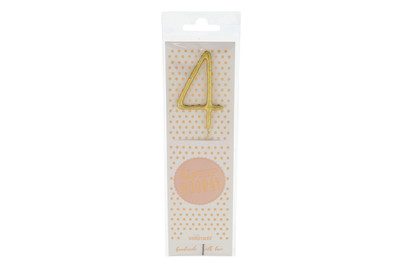 Wondercandle hipHIP HOORAY Gold 4