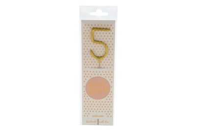 Wondercandle hipHIP HOORAY Gold 5