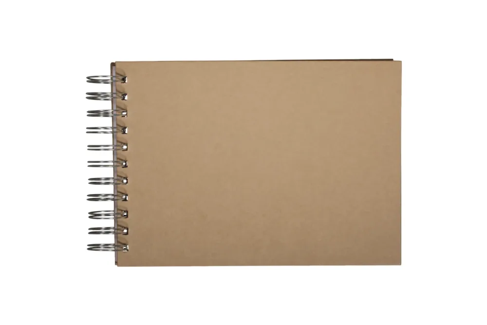 Rayher Spiralalbum Quadratisch FSC | 21.5 × 15.5 cm | 250 g/m² | 15 Bögen