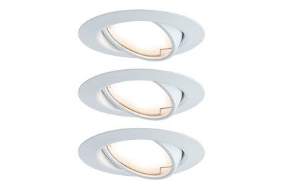 Paulmann 93423 Base Einbauleuchte 3er Set LED LED 15 W Weiß