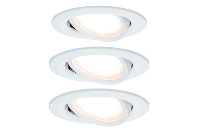 Paulmann 93449 Nova Einbauleuchte 3er Set LED LED 18 W Weiß (matt)