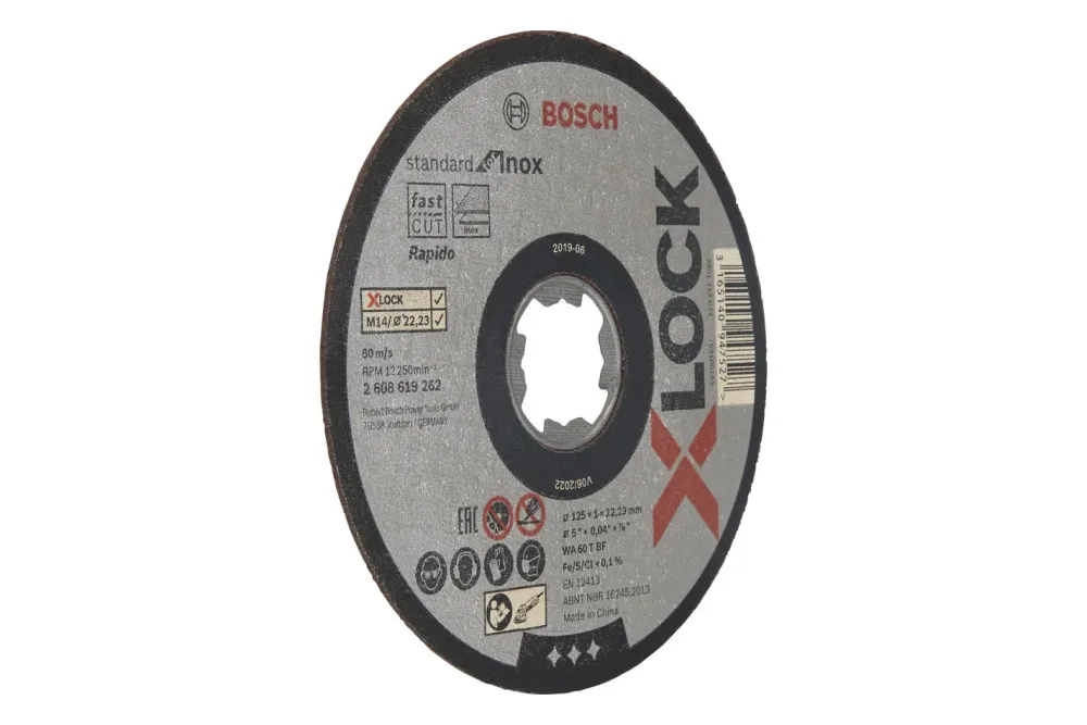 Bosch Accessories Bosch Standard for INOX WA 60 T BF - Schneidscheibe 2608619262 Trennscheibe gerade 125 mm 1 St. INOX