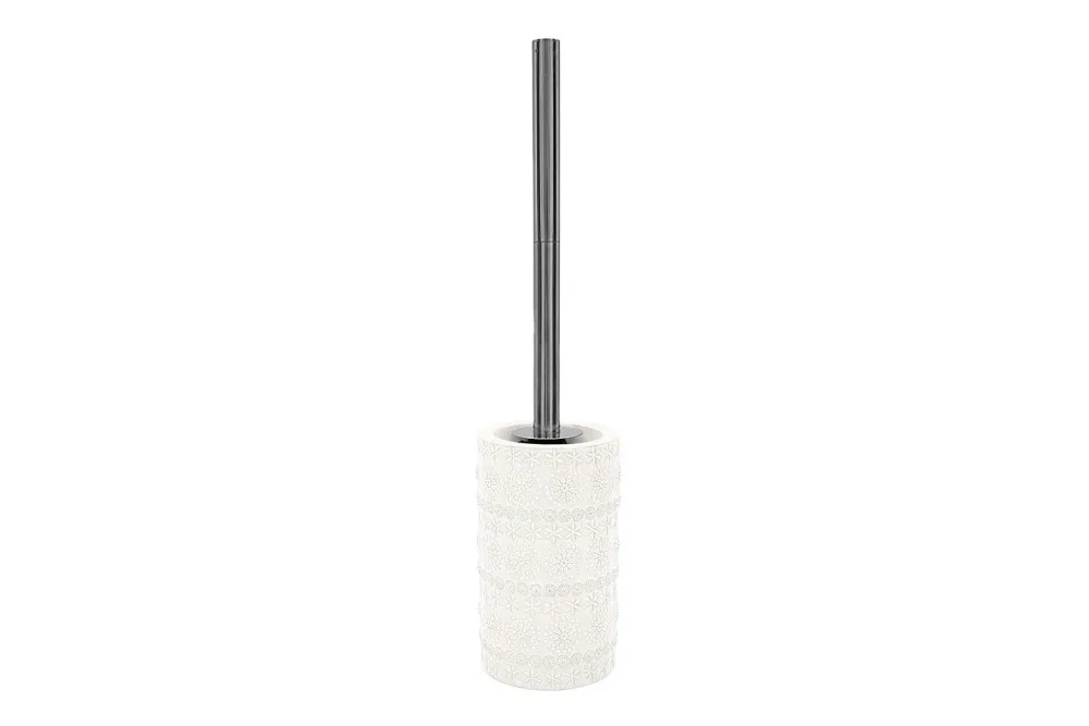 Spirella WC-Bürste Relief Weiss | 41.5 × 9.8 × 9.8 cm