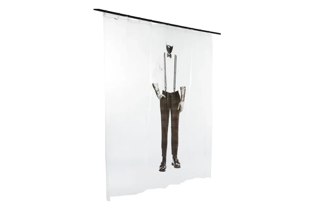 spirella - Duschvorhang, 180x200 cm, Black