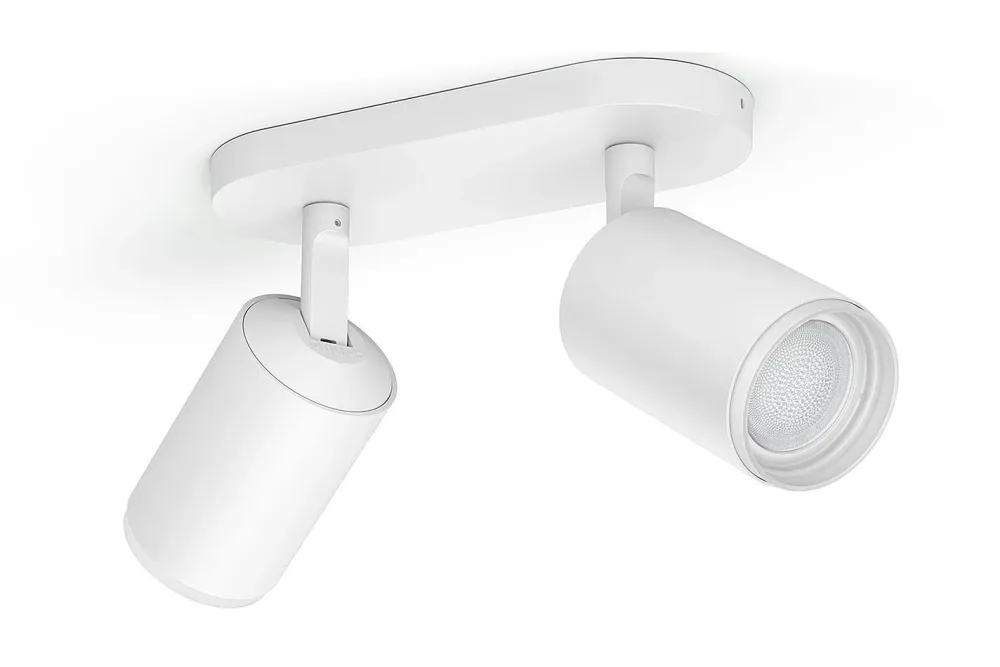 Philips Hue Spotleuchte Fugato Weiss 2 × 5.7 W