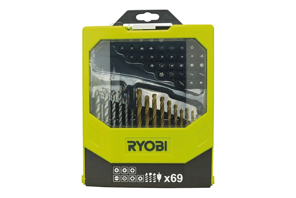 Ryobi Bit- und Bohrer-Set Rak69Mix / 69 tlg.