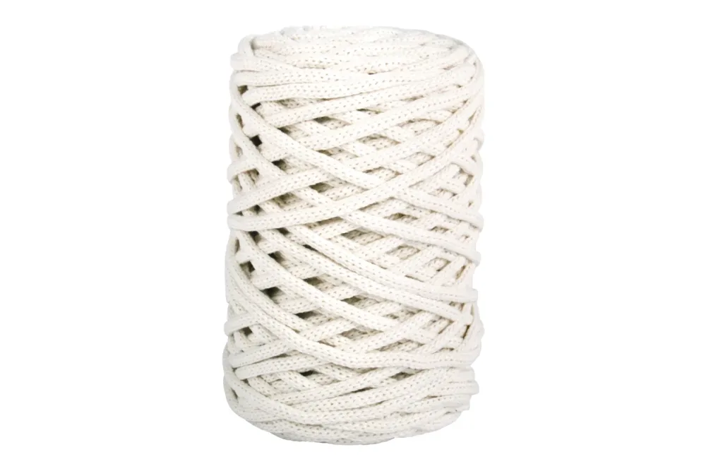 Rayher Braidy Recycling Garn Creme | ⌀ 4 mm | 65 m | 250 g