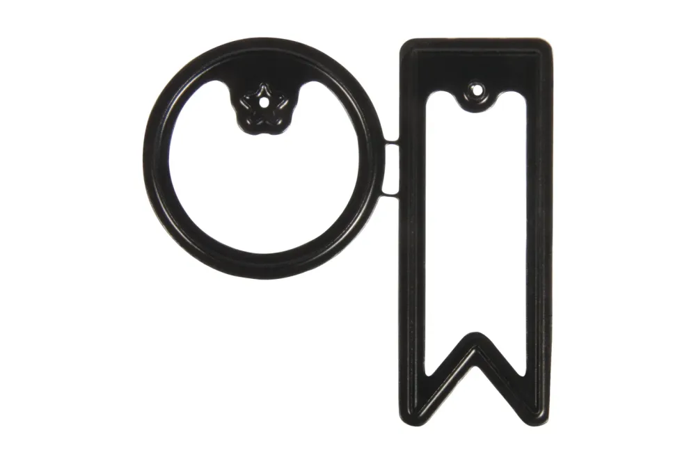 Rayher Stanzschablonen-Set Deep Edge Tags | A | 3.5 cm | 2 Stück