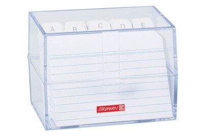 Brunnen Karteibox A7 transparent