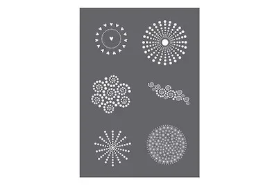 Rayher Siebdruck-Schablone Dots A5 | 1 Schablone + 1 Rakel