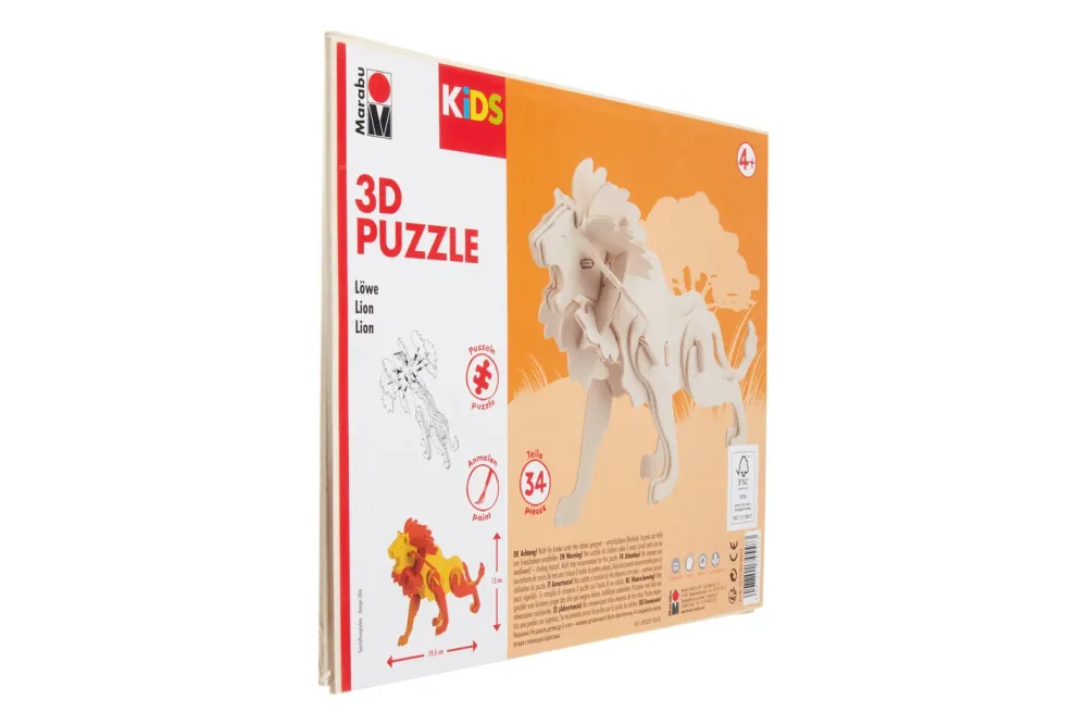 Marabu 3D Puzzle Kids Löwe