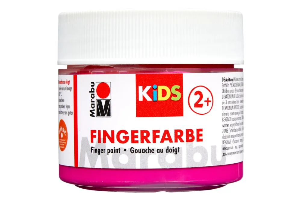 Marabu Kids Fingerfarbe Metallic Pink | 100 ml