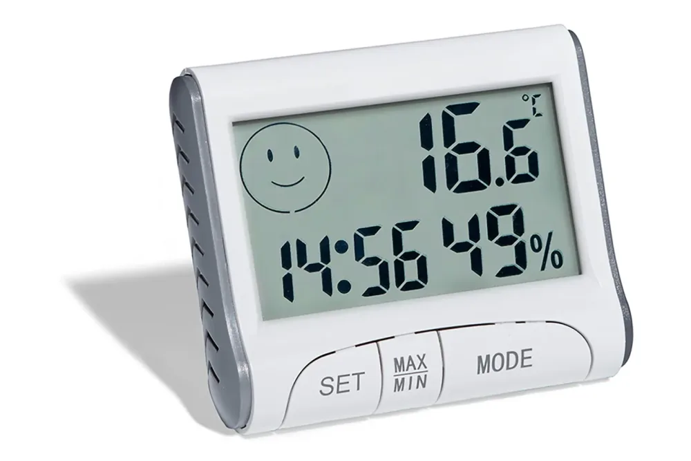 Thermo/Hygrometer mit Uhr
