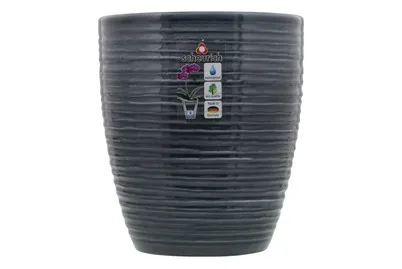 Scheurich Orchideentopf Glas Petrol | ⌀ 13 cm | 1.3 l
