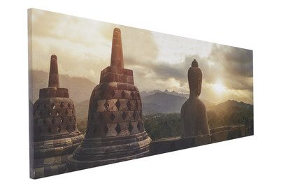 Wandbild Deco Block 40x118 Borobudur