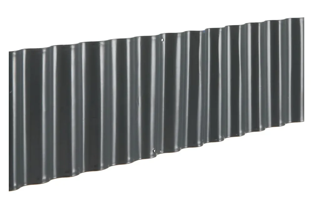 Bellissa Rasenkante Welle Verzinkt | 500 × 14 cm