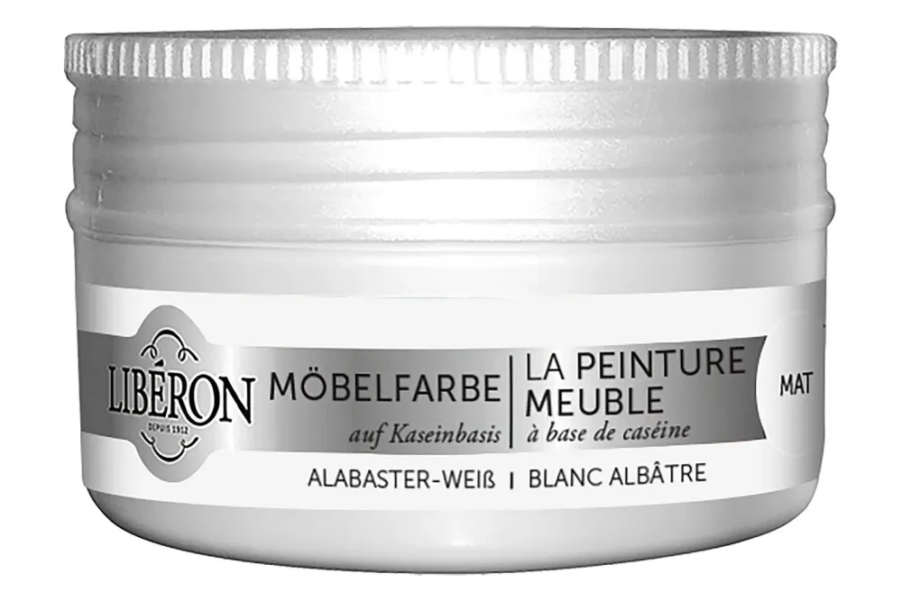 Liberon Möbelfarbe Kasein Alabasterweiss | 75 ml