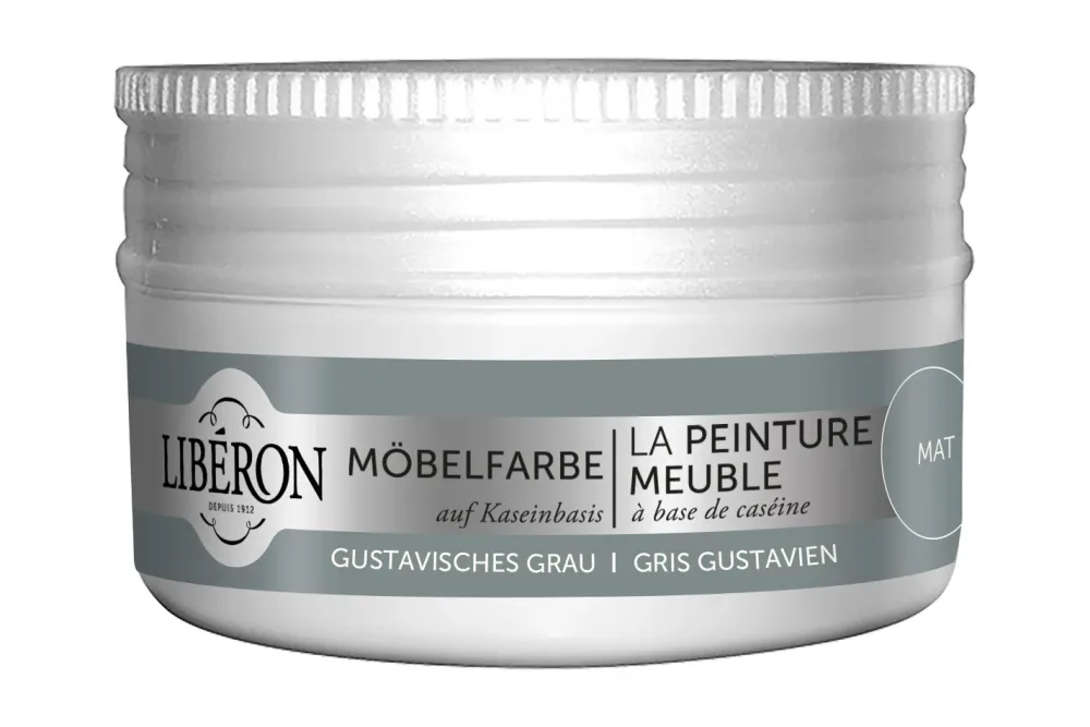 Liberon Möbelfarbe Kasein Gustavisches Grau | 75 ml
