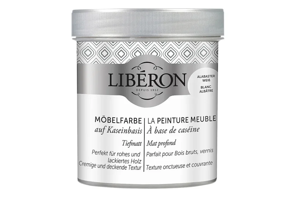 Liberon Möbelfarbe Kasein Alabasterweiss | 500 ml