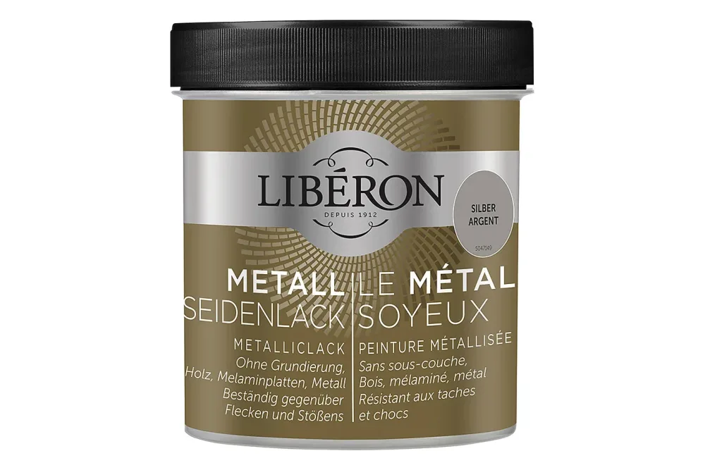 Liberon Metall-Effekt Seidenmatt Silber | 500 ml