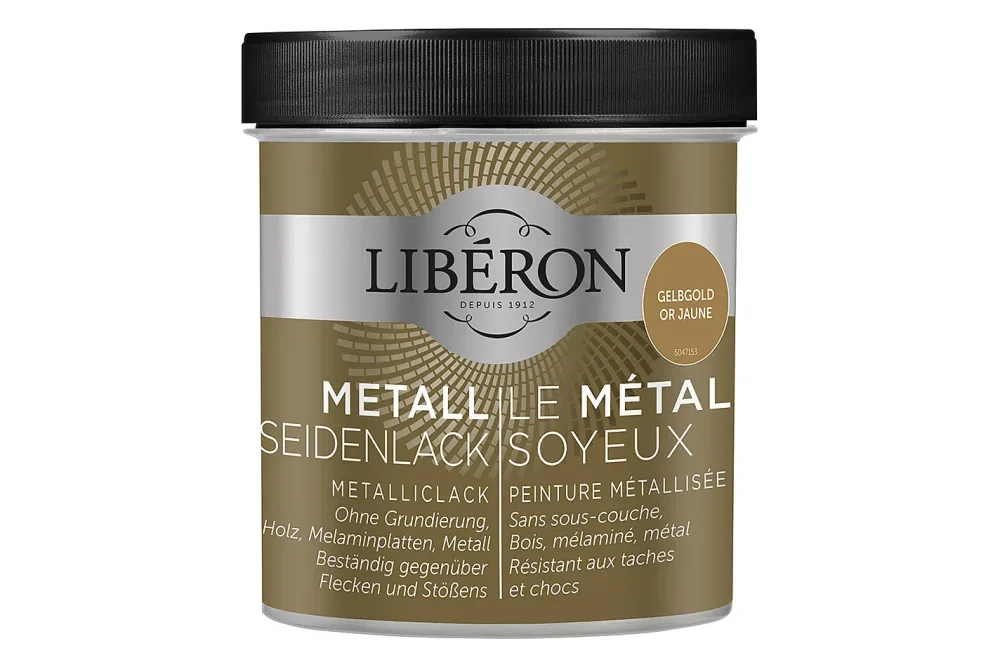 Liberon Metall-Effekt Seidenmatt Gelbgold | 500 ml