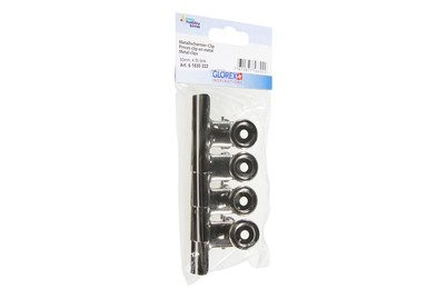 Glorex Metall-Scharnier-Clips | 5 cm | 4 Stück