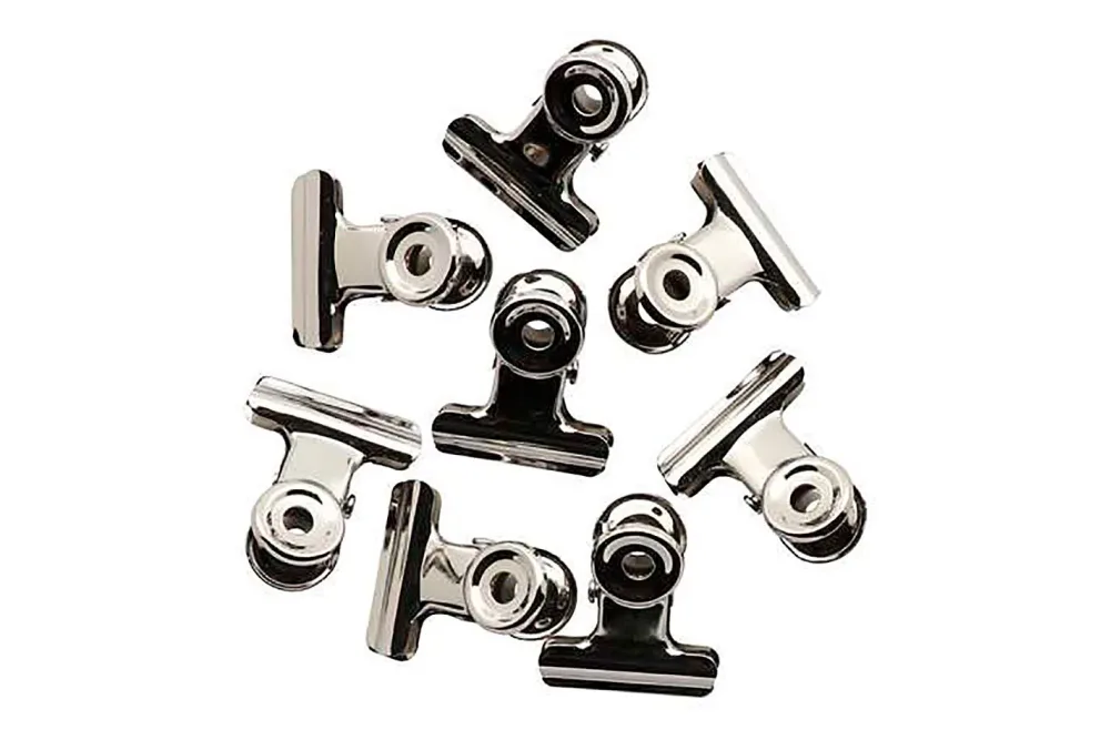 Glorex Metallscharnier-Clips | 22 mm | 8 Stück