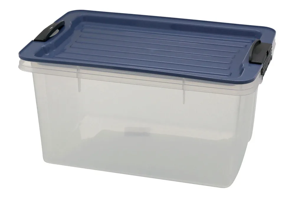 Rotho Stapelbox Compact Blau | A5 | 4.5 l