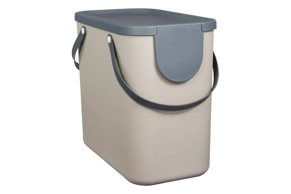 ROTHO Recyclingbox Albula 25lt 1024907422 Cappuccino 180x332x180mm