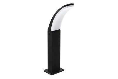 Eglo Aussensockelleuchte LED Fiumicino Schwarz-Weiss | 45 × 10 cm