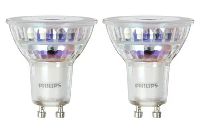 Philips LED 77427100 LED EEK F (A - G) GU10 Reflektor 4.6 W = 50 W Warmweiß (Ø x L) 5 cm x 5.4 cm 2 St.