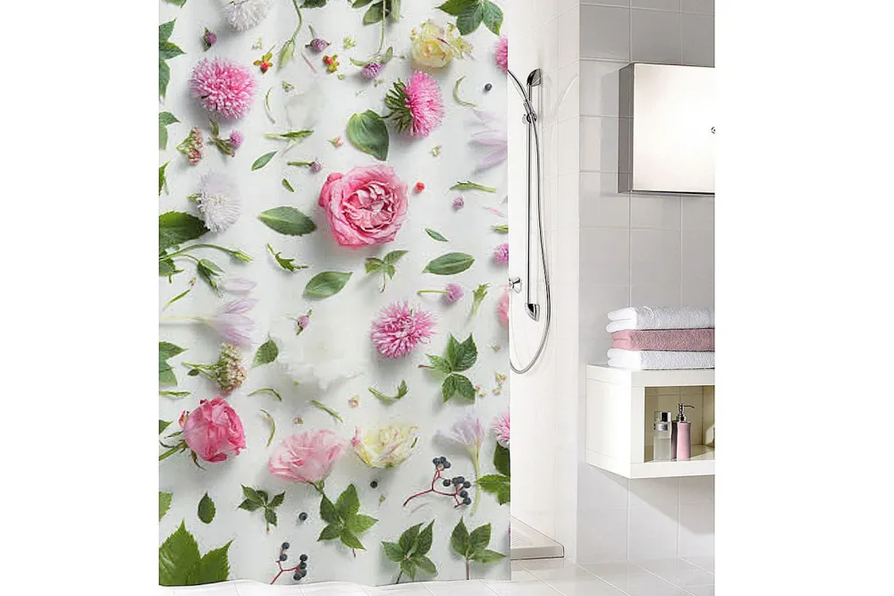 Kleine Wolke Duschvorhang Rosalie Multicolor | 180 × 180 cm