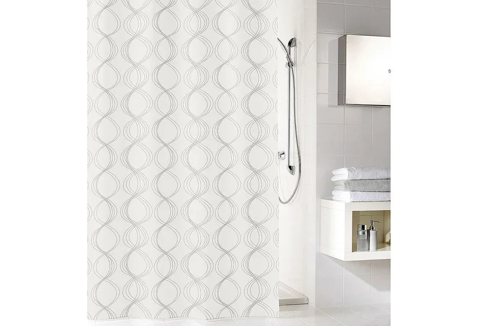 Kleine Wolke Duschvorhang Classy Weiss | 120 × 200 cm
