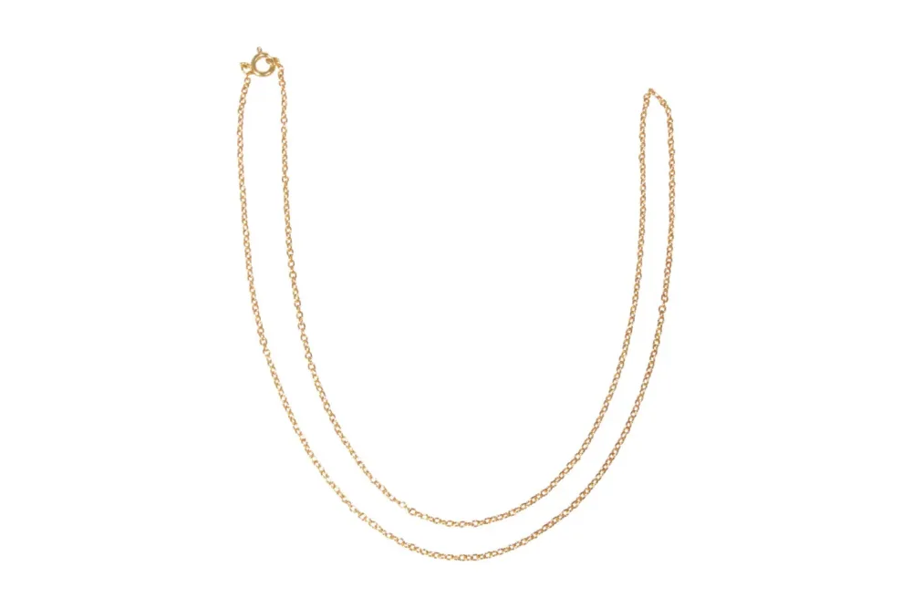 Rayher Gliederkette Metall | 60 cm | 2 × 3 mm