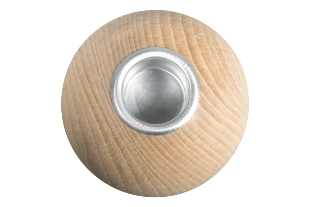 Rayher Rohholzkugel Kerzenhalter | ⌀ 7 cm