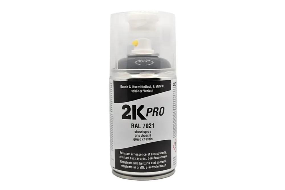 Rodaro 2K-Pro PU-Lack RAL 7021 Chassisgrau | 250 ml