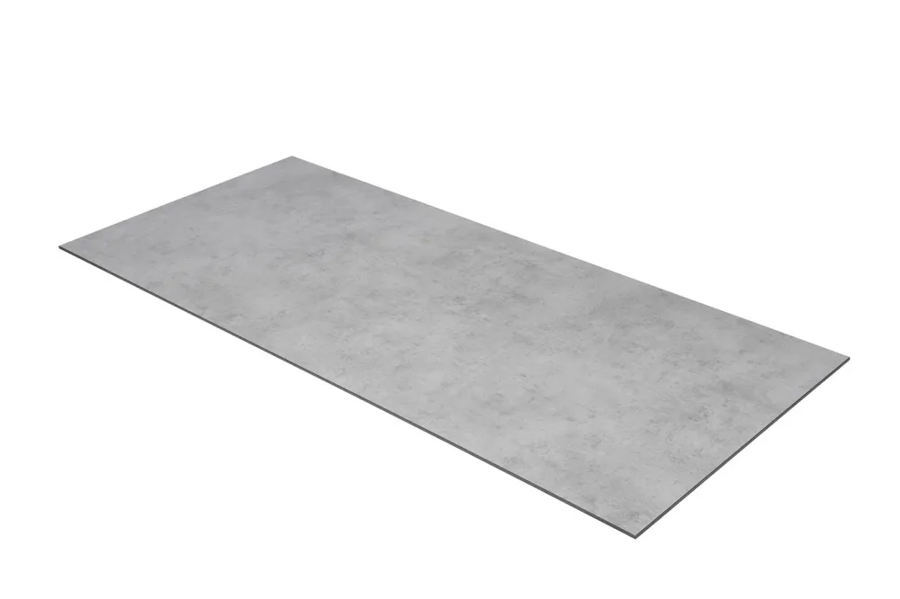 Ellems Stettin HPL Ausziehplatte Hellgrau | 150/210 × 90 cm