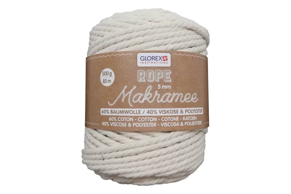 Glorex Makramee Rope | 5 mm | 500 g