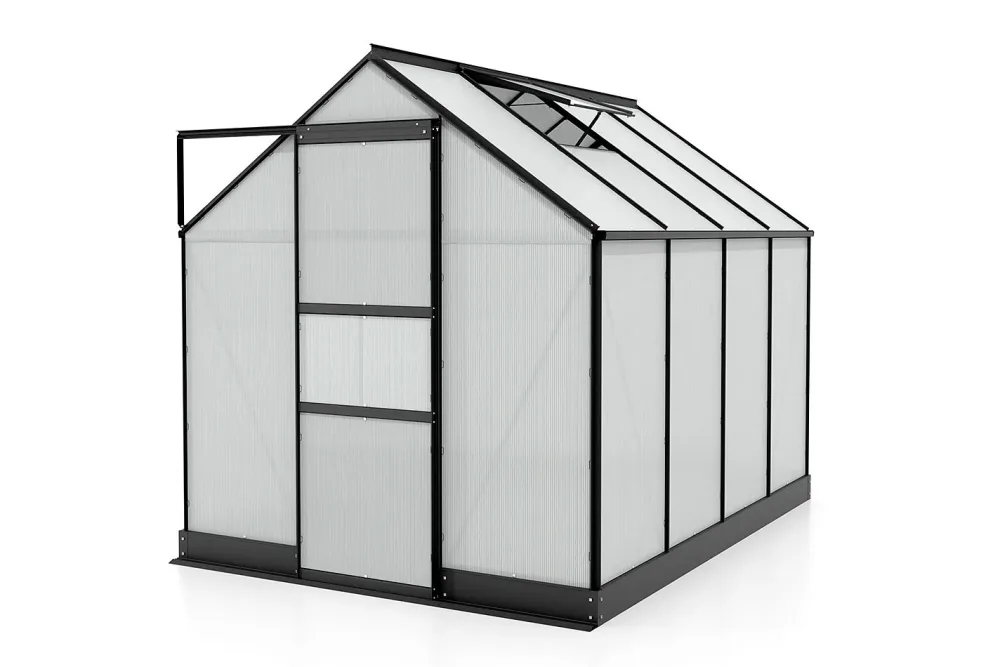 Vitavia Gewächshaus Apollo 5000 Schwarz | 2.6 × 2 × 1.4 m