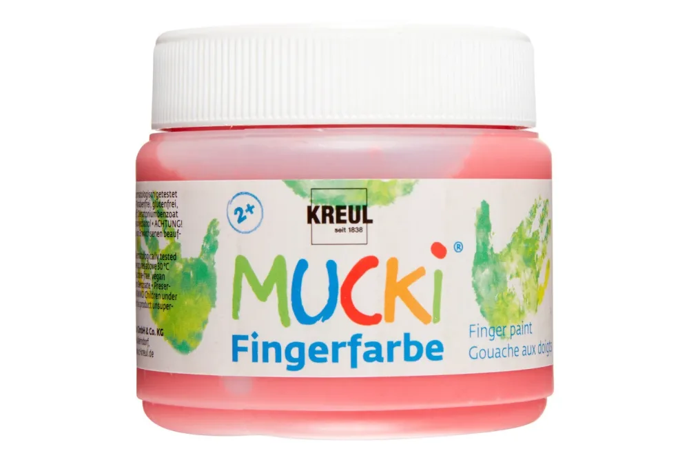 Kreul Mucki Fingerfarbe Rot | 150 ml