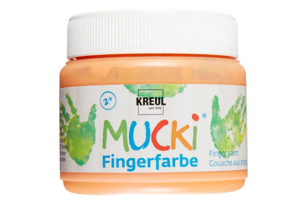 Kreul Mucki Fingerfarbe Orange | 150 ml