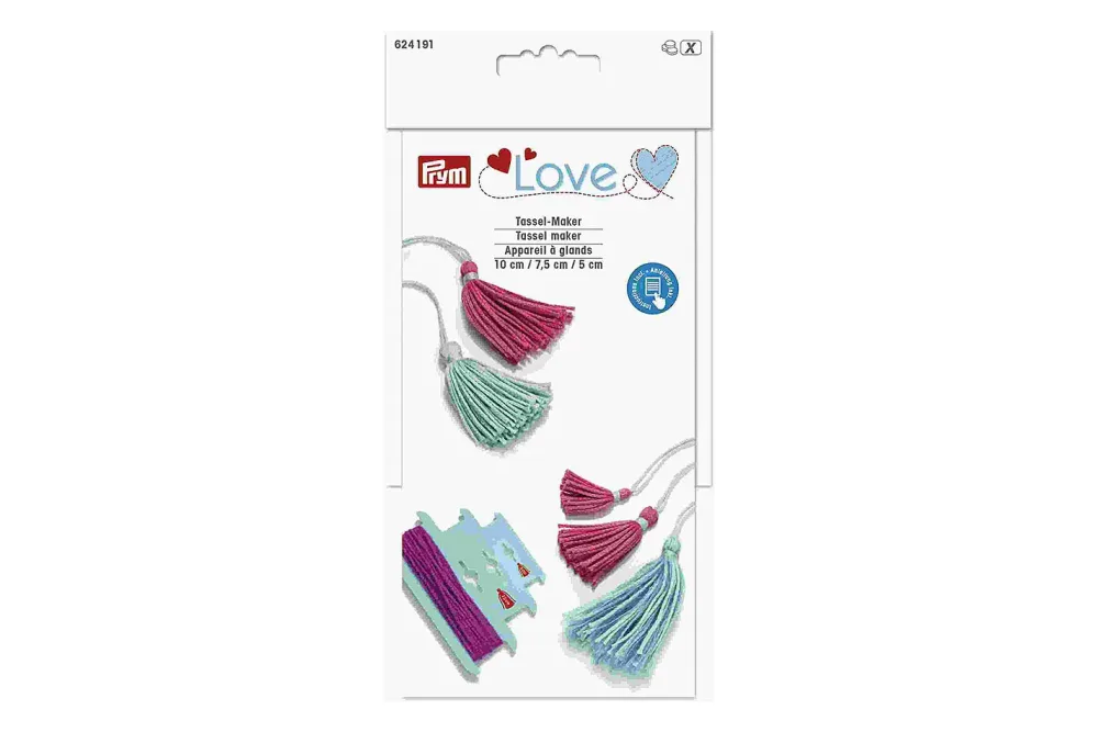 Prym Love Tassel-Maker Karte &agrave; 1 St&uuml;ck